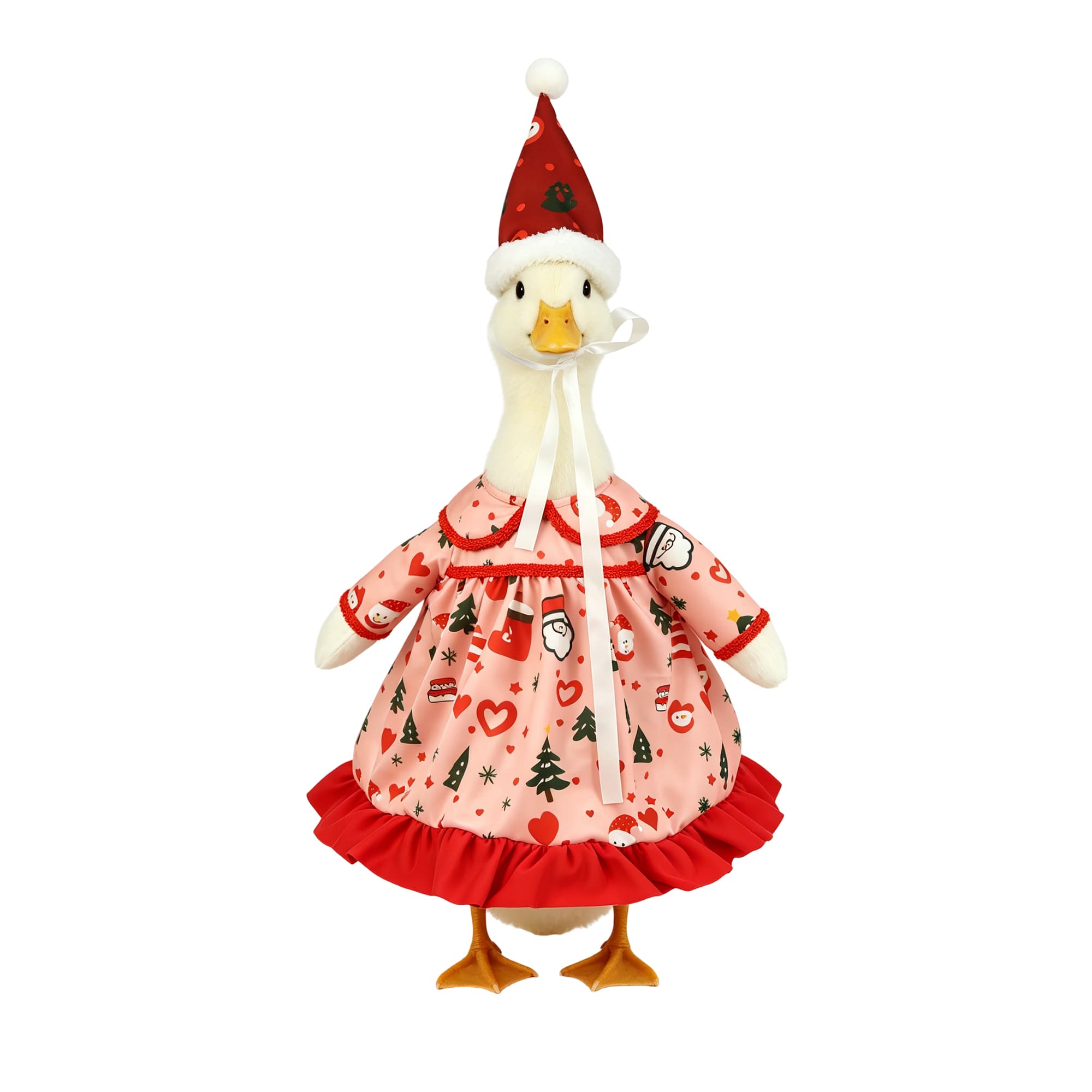 Christmas Print Porch Goose Outfit