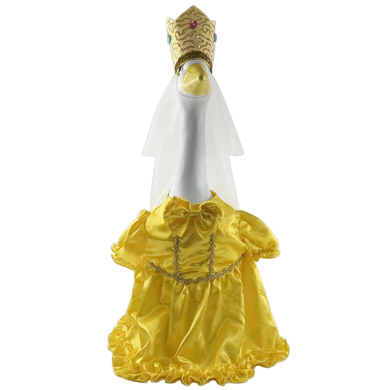 Yellow Princess Porch Goose Outfit